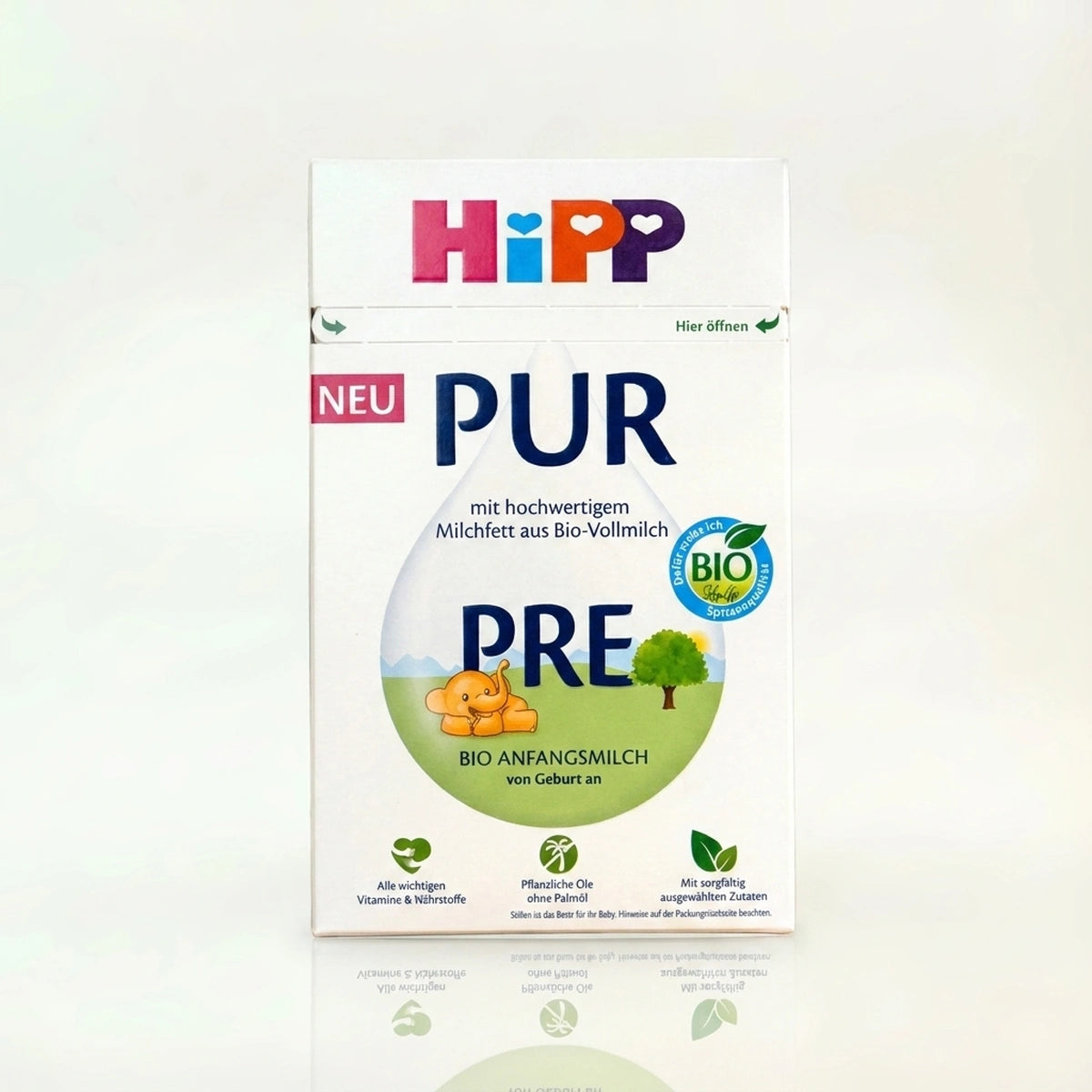 HiPP PRE PUR Organic Infant Formula (0-6 Months) | Palm Oil Free