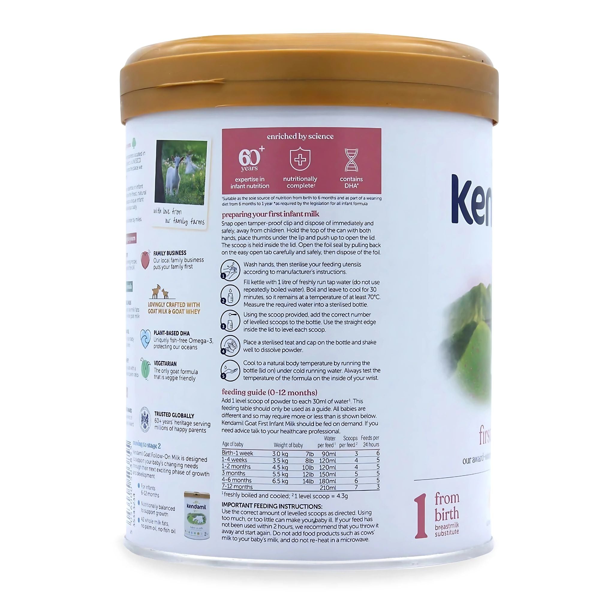 Kendamil EU Goat Formula Stage