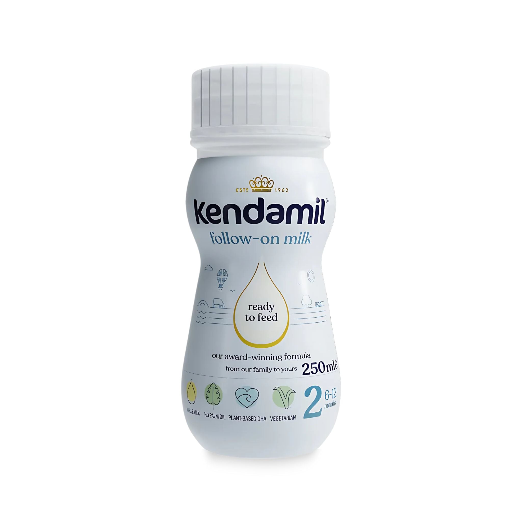 Kendamil Classic Follow-on Milk Stage 2 Ready To Feed (250ml) | Organic Formula Hub