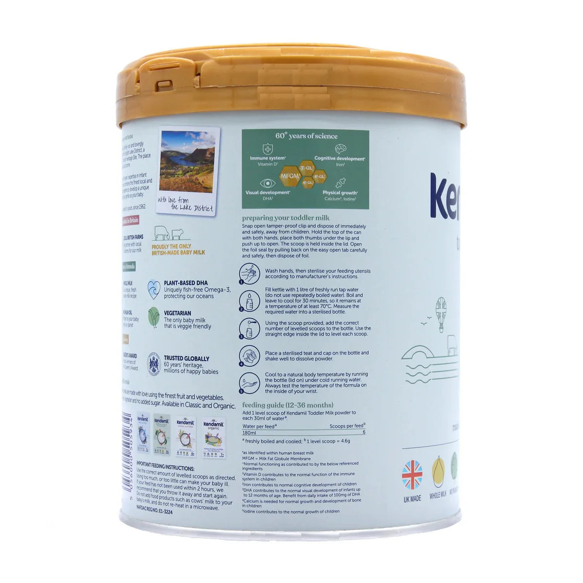 Kendamil EU Premium Stage 4 Toddler Milk (800g) | Organic
