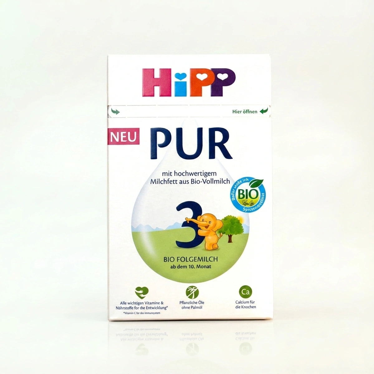 HiPP-3-PUR-Organic-Follow-on-Formula-Stage-3-Packaging-Front | Organic Formula Hub