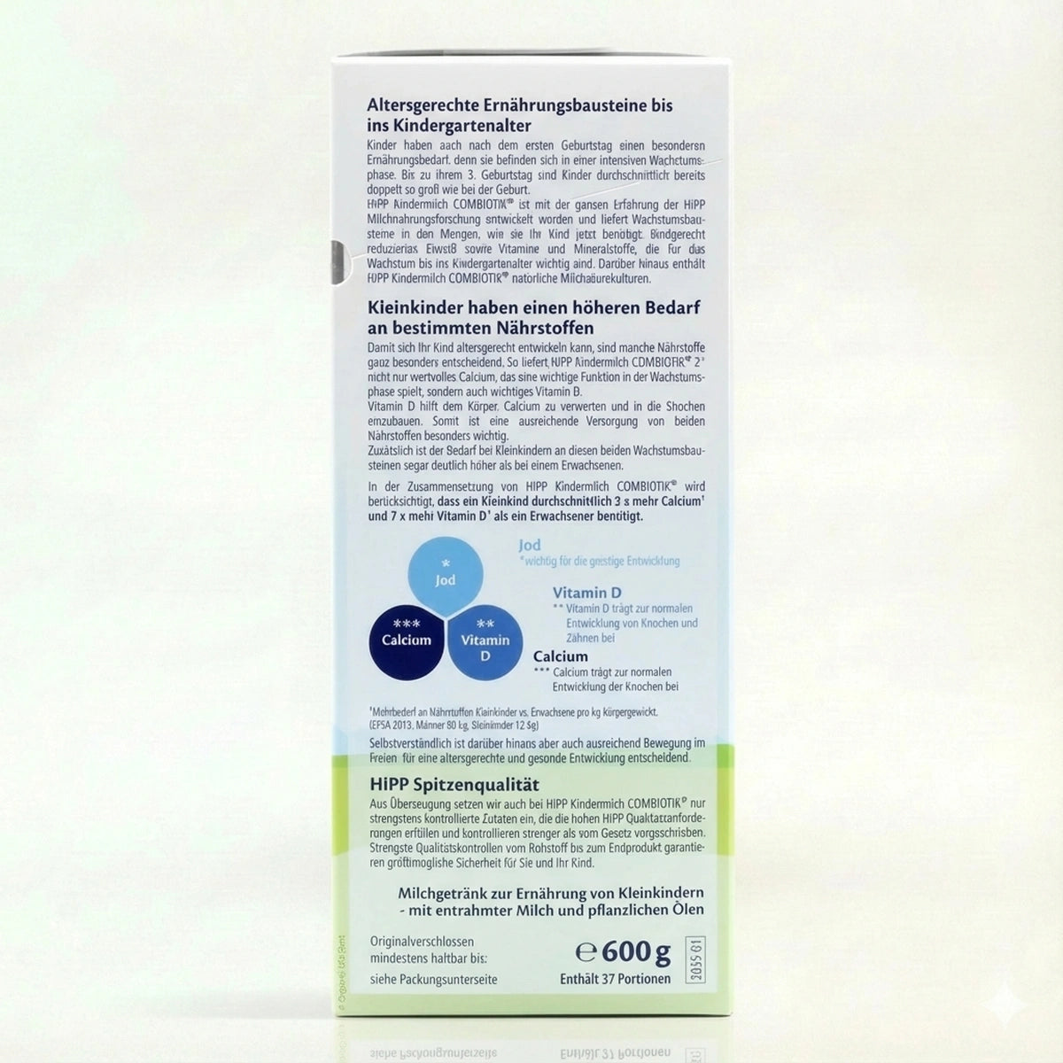 HiPP 2+ Years Combiotik Kindermilch Toddler Formula preparation instructions | Organic Formula Hub 