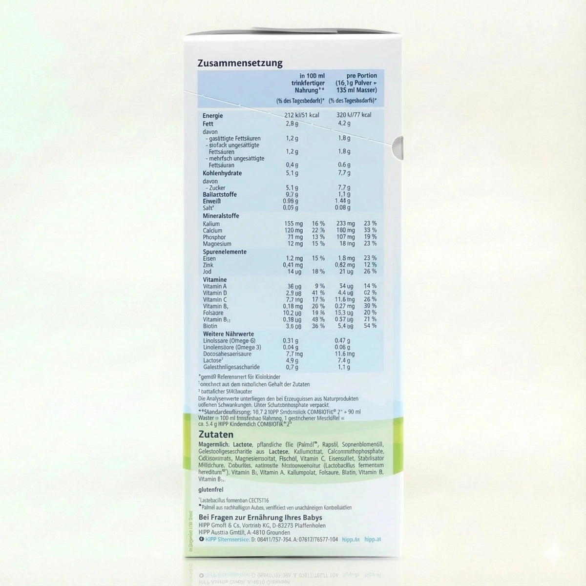 HiPP 2+ Years Combiotik Kindermilch Toddler Formula preparation instructions | Organic Formula Hub 