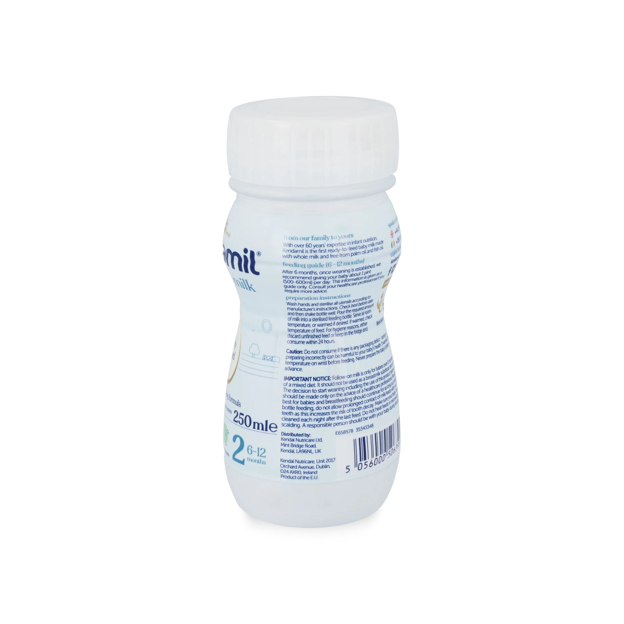 Kendamil Classic Follow-on Milk Stage 2 Ready To Feed (250ml) | Organic Formula Hub