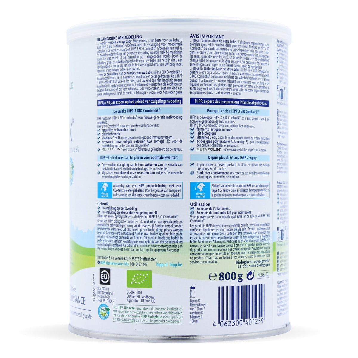 HiPP Stage 3 Dutch Baby Formula | Organic Formula Hub
