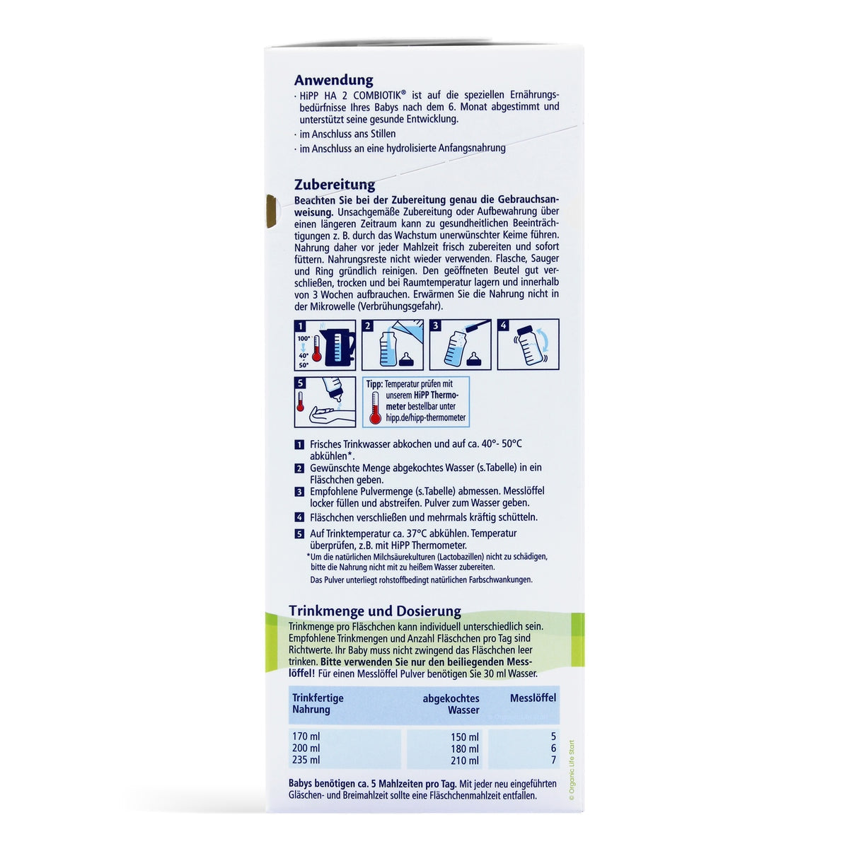 HiPP HA Combiotik Stage 2 | Organic Formula Hub