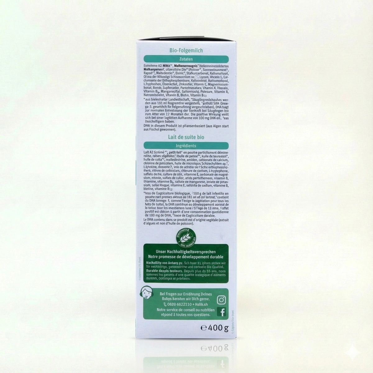Holle Bio Organic A2 Stage 2 Baby Formula preparation instructions | Organic Formula Hub 