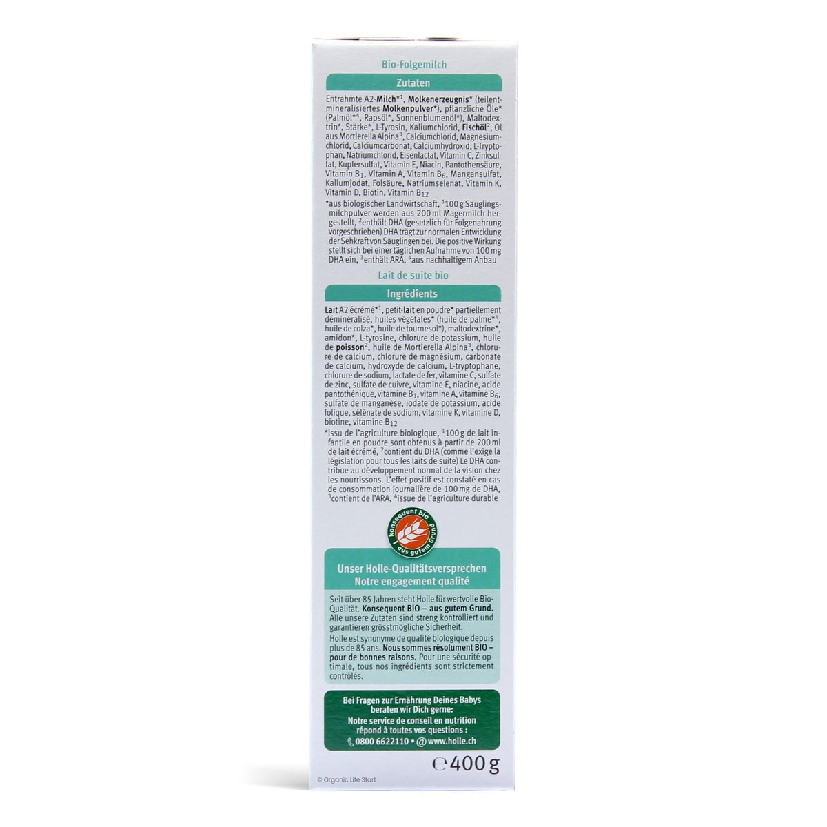 Holle Bio Organic A2 Stage 3 Baby Formula | Organic Formula Hub