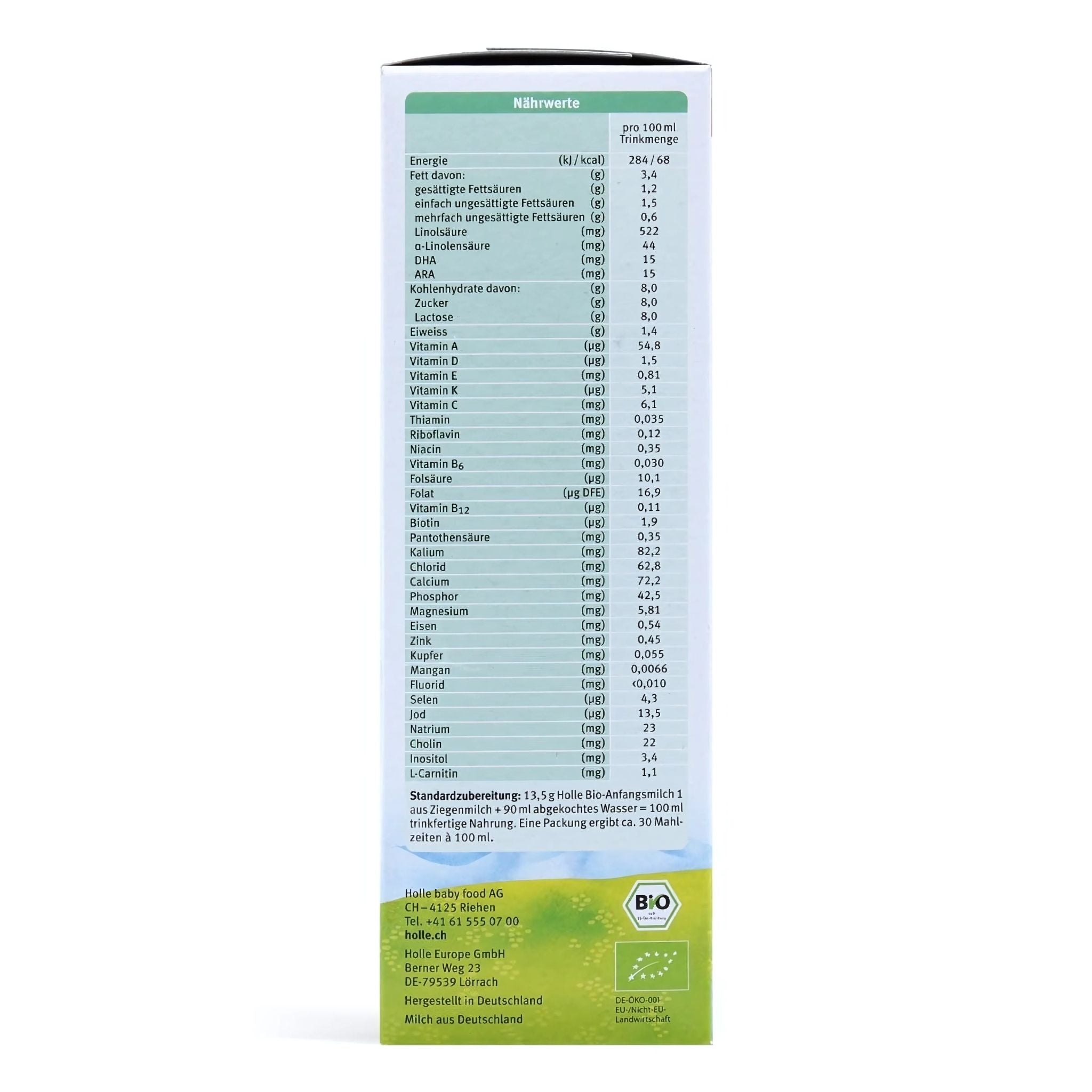 Holle Organic Goat Milk Stage 1 | Organic Formula Hub