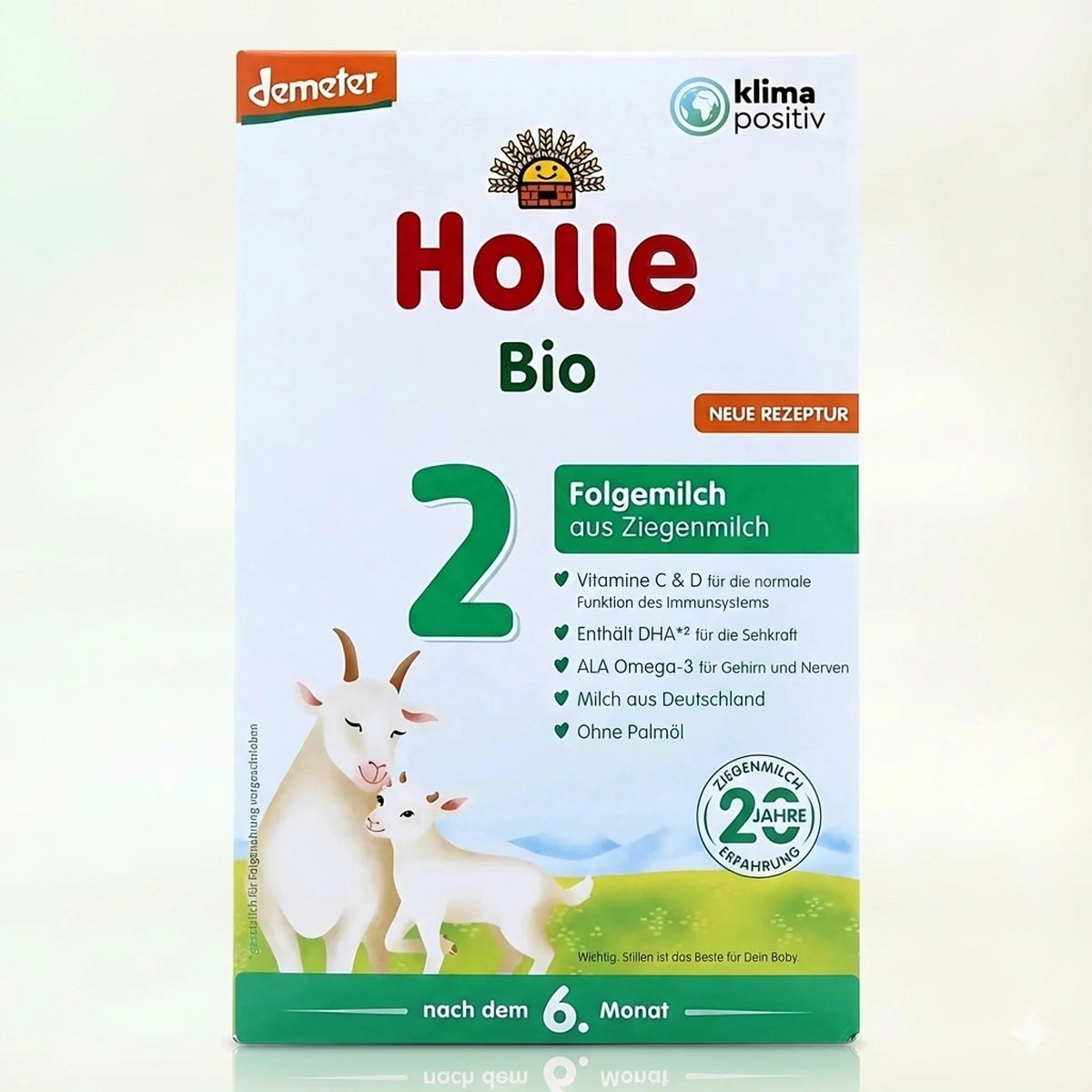 Holle Bio Organic Goat Baby Formula Stage 2  preparation instructions | Organic Formula Hub