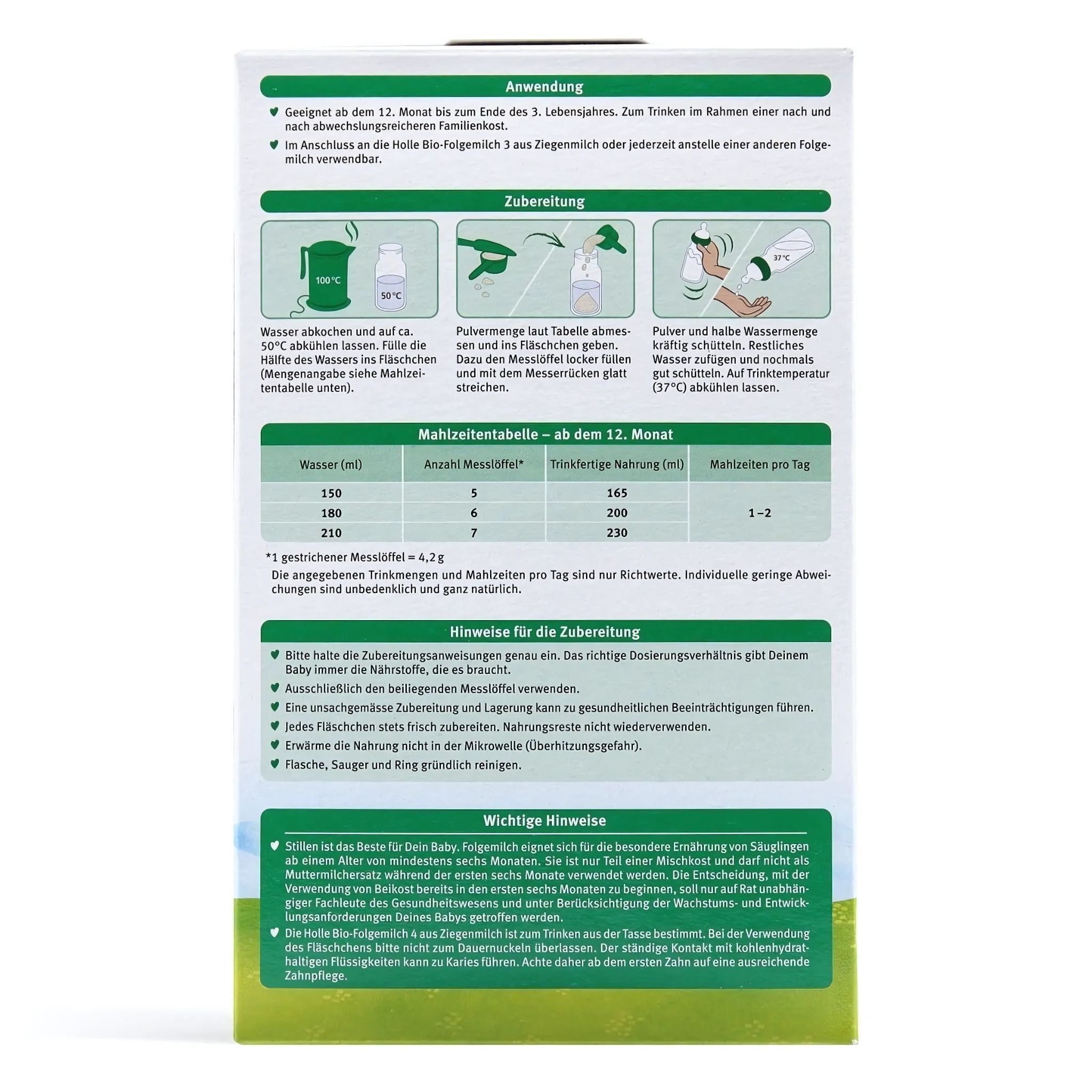 Holle Organic Goat Milk Formula Stage 4 | Organic Formula Hub