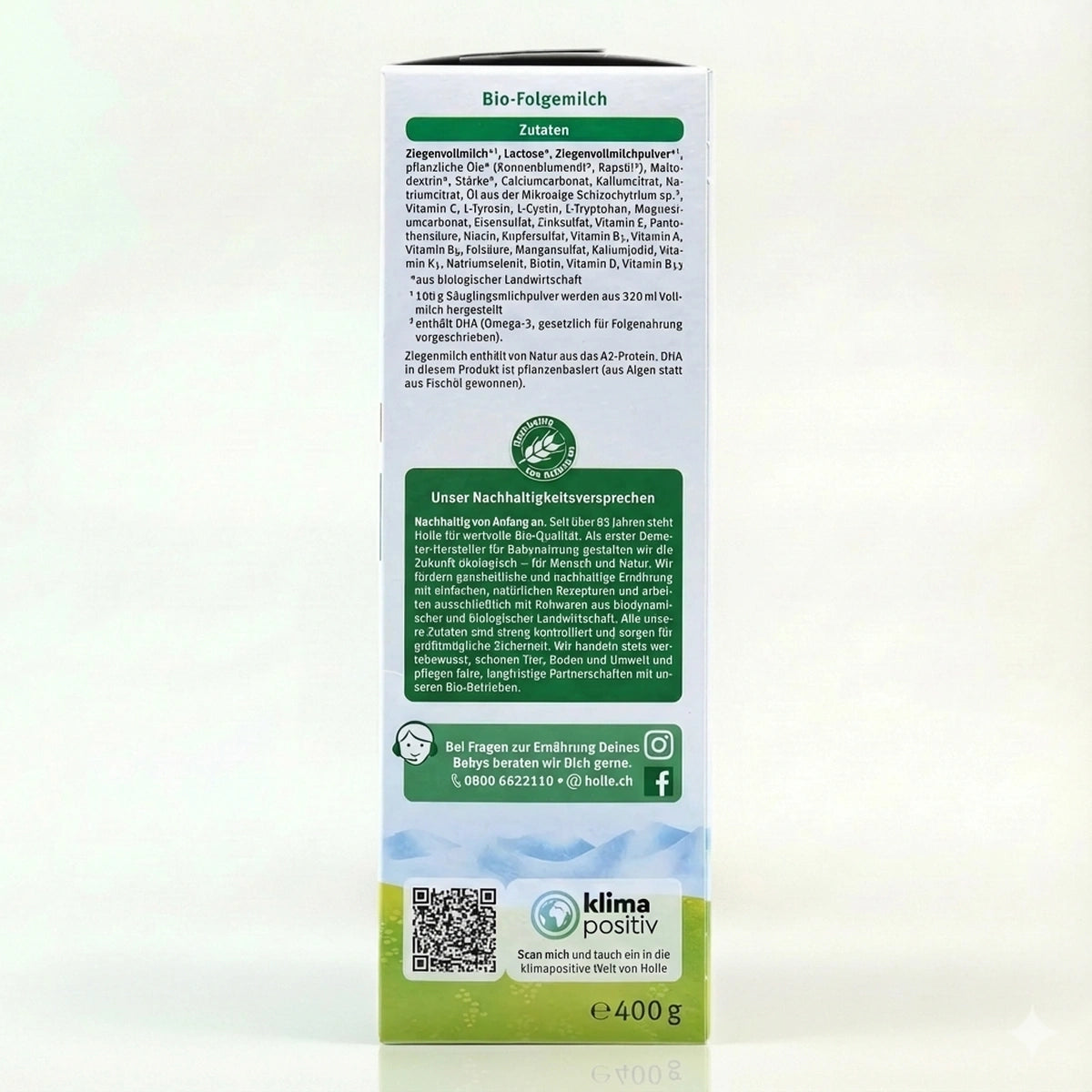 Holle Organic Goat Milk Toddler  Formula Stage 4  preparation instructions | Organic Formula Hub