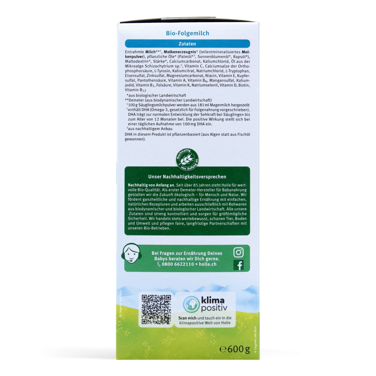 Holle Bio Stage 3 Baby Formula | Organic Formula Hub